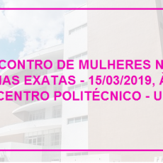 MULHERES NAS CIÊNCIAS EXATAS
